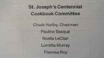 Cookbook St. Joseph's Parish 1890 to 1990
