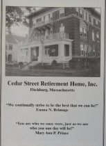 Cookbook Cedar Street Retirement Home