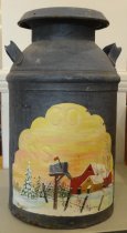 Milk Jug with painting