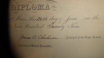 Barbara Priscilla Smith 1929 Fitchburg High School Diploma