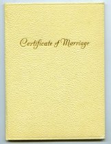 Certificate of Marriage for Barbara Priscilla Smith and Chester Lee Porter