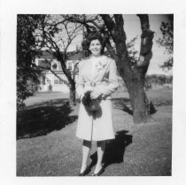 Claire Murchie wedding day Oct. 3, 1945
