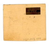 Fitchburg Public Library Card 1951 back side with card number on metal