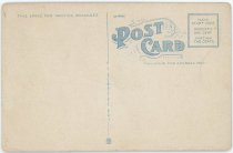 Hastings Hall back of postcard