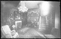 House interior library or living room