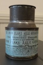 Snow Flake Axle Grease Tin Can