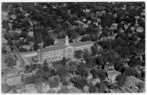 Fitchburg High School aerial photo c. 1950
