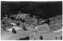 Burbank Hospital and Nursing School aerial photo c. 1950