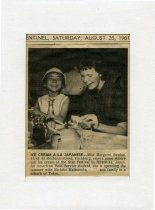 Newspaper Clippings, matted