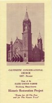 Historic Restoration Project
Calvinistic Congregational Church