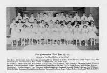 First Communion Class June 19, 1954