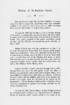 History of St. Boniface Parish page 1
