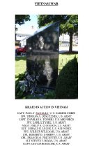 Monuments in Fitchburg War Memorials Vietnam War