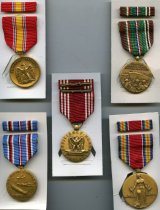 Medals and ribbons