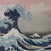 Mt. Fuji Viewed Through Waves Off the Coast Of Danagawa