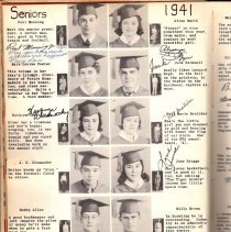 1941 Leonard High School Yearbook.