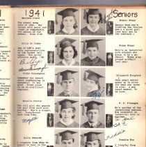 1941 Leonard High School Yearbook.