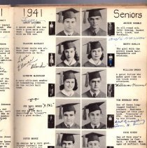 1941 Leonard High School Yearbook.