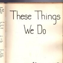 1941 Leonard High School Yearbook.