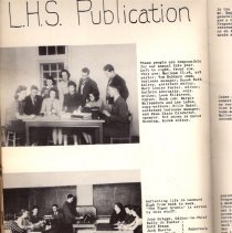 1941 Leonard High School Yearbook.