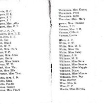 Annual directory of the Cumberland Presbyterian Church, Bonham, Texas, Marc