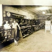 J. P. (Pink) Sullivan and J. T. Jackson, south side of the Square