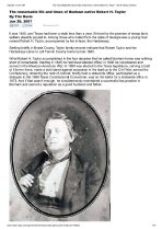 The Remarkable Life and Times of Robert H. Taylor.  By Tim Davis.