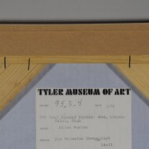 Rock Eroded Stream Bed, Coyote Gulch, Utah (Label)