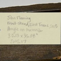 Fruit Stand, East Texas (label)