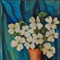 Untitled (Still Life with Dogwood branch)
