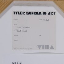 Pond Lillies (Label)