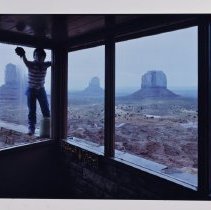 Navajo window-washer, Monument Valley, Tribal Park, Arizona