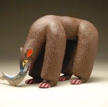 Brown Bear with Fish