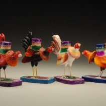 Rooster Candlesticks