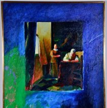 Lady Writing a Letter with her Maid (after Vermeer)