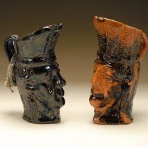 "Indian Head" Pulque Pitchers