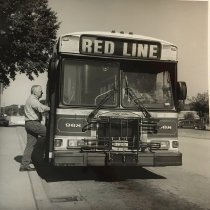City Councilman Don Warren Boarding the Red Line