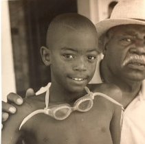 Jamal Logan and Grandfather Clive Walt, Fun Forest