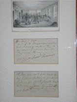 Samuel Fraunces autograph