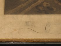 1984.12.047 penciled initial and liquid stain