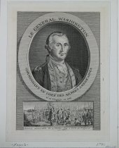 Le General Washington Commandant en Chef des Armees Americaines ne en Virgi