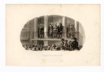 Inauguration of Washington / On the Balcony of The Old City Hall.