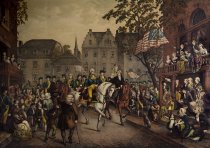 Washington's Triumphal Entry into New York, Nove. 25th, 1783