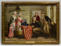 Betsy Ross and the First Stars and Stripes, 1777