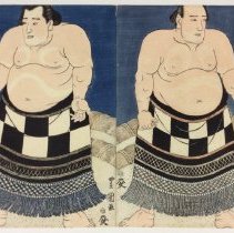 Sumo Wrestlers by Utagawa Toyokuni II