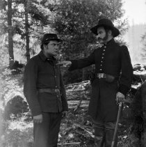 Actors posing in costume