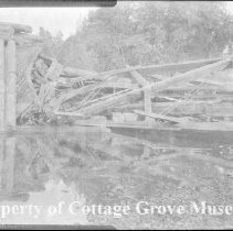 O P & E wreck, Walden Bridge