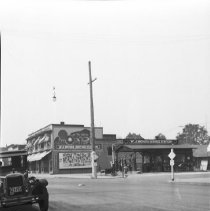 W.J. Woods Shell Service Station.