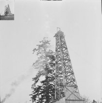 Oil derrick on Mt. David