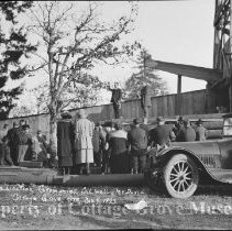 Dedication ceremony at Mt. David oil well November 9, 1923